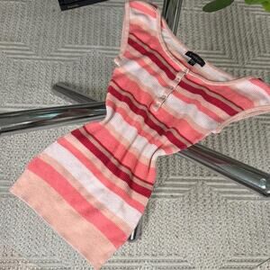 Pink and white striped